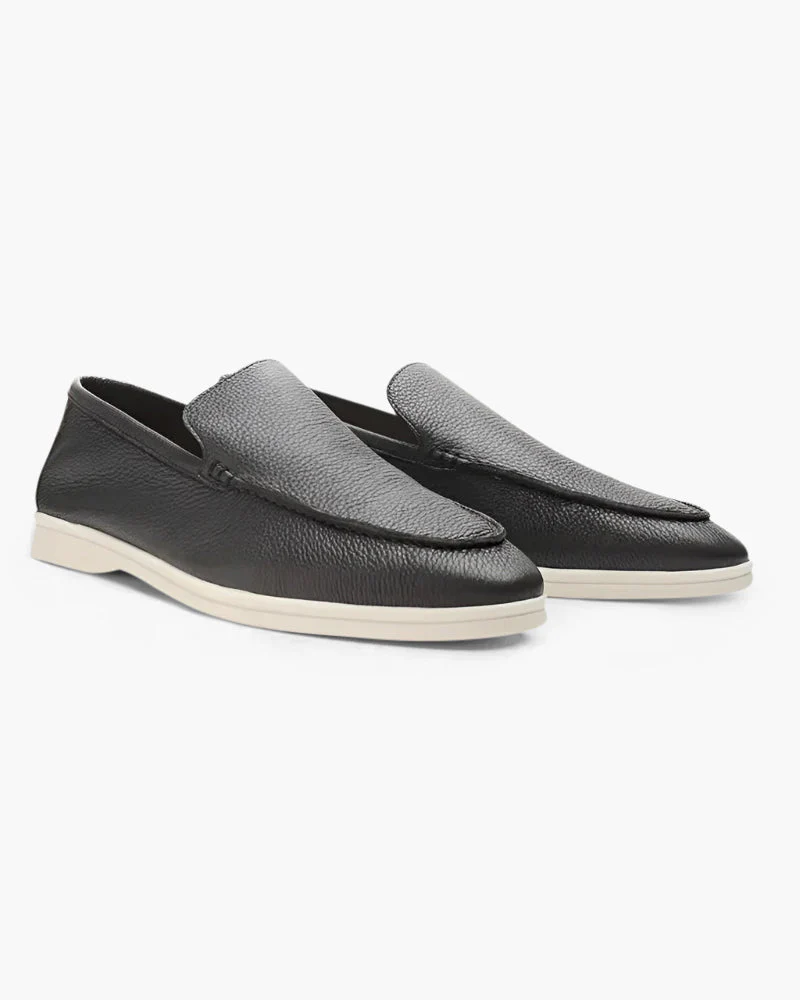 Logan | Vintage Alte Geld Herren Kuhhaut Leder Loafer - Image 3
