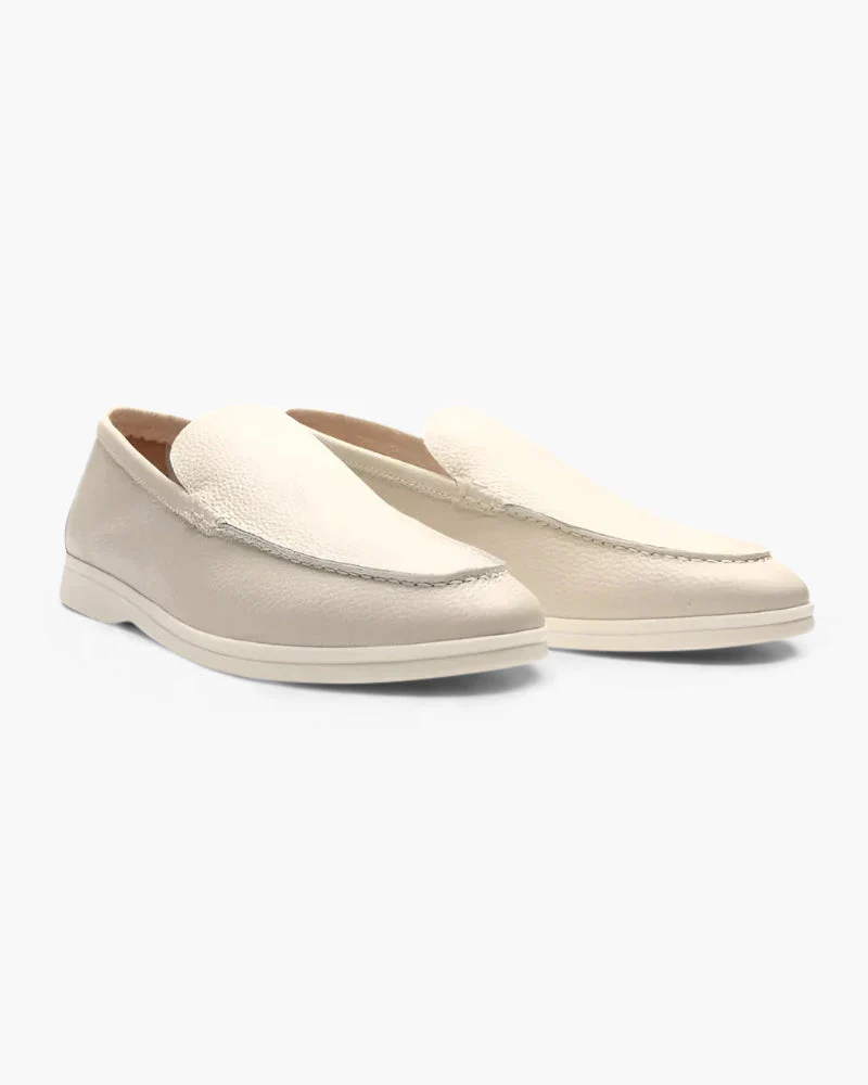Logan | Vintage Alte Geld Herren Kuhhaut Leder Loafer - Image 4