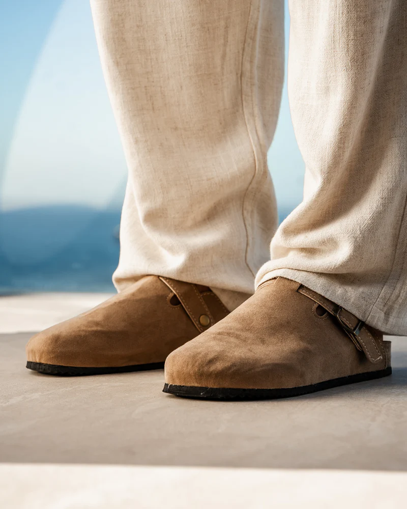 Luke | Bequeme Herren-Clogs aus Wildleder mit ergonomischer Einlegesohle - Image 4
