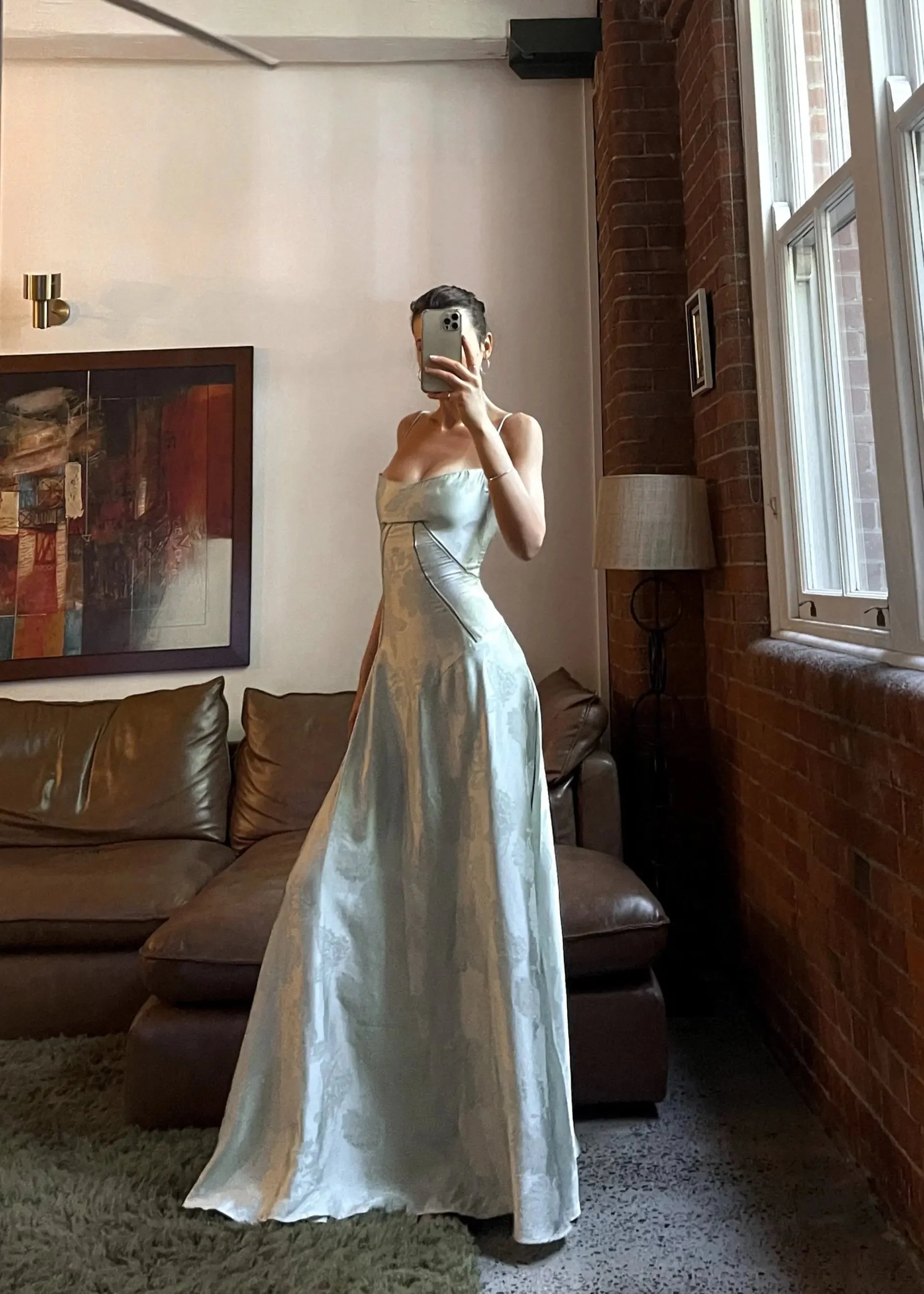 Maddy | Elegantes Damen Maxikleid mit Spaghettiträgern & Blumenmuster - Image 10