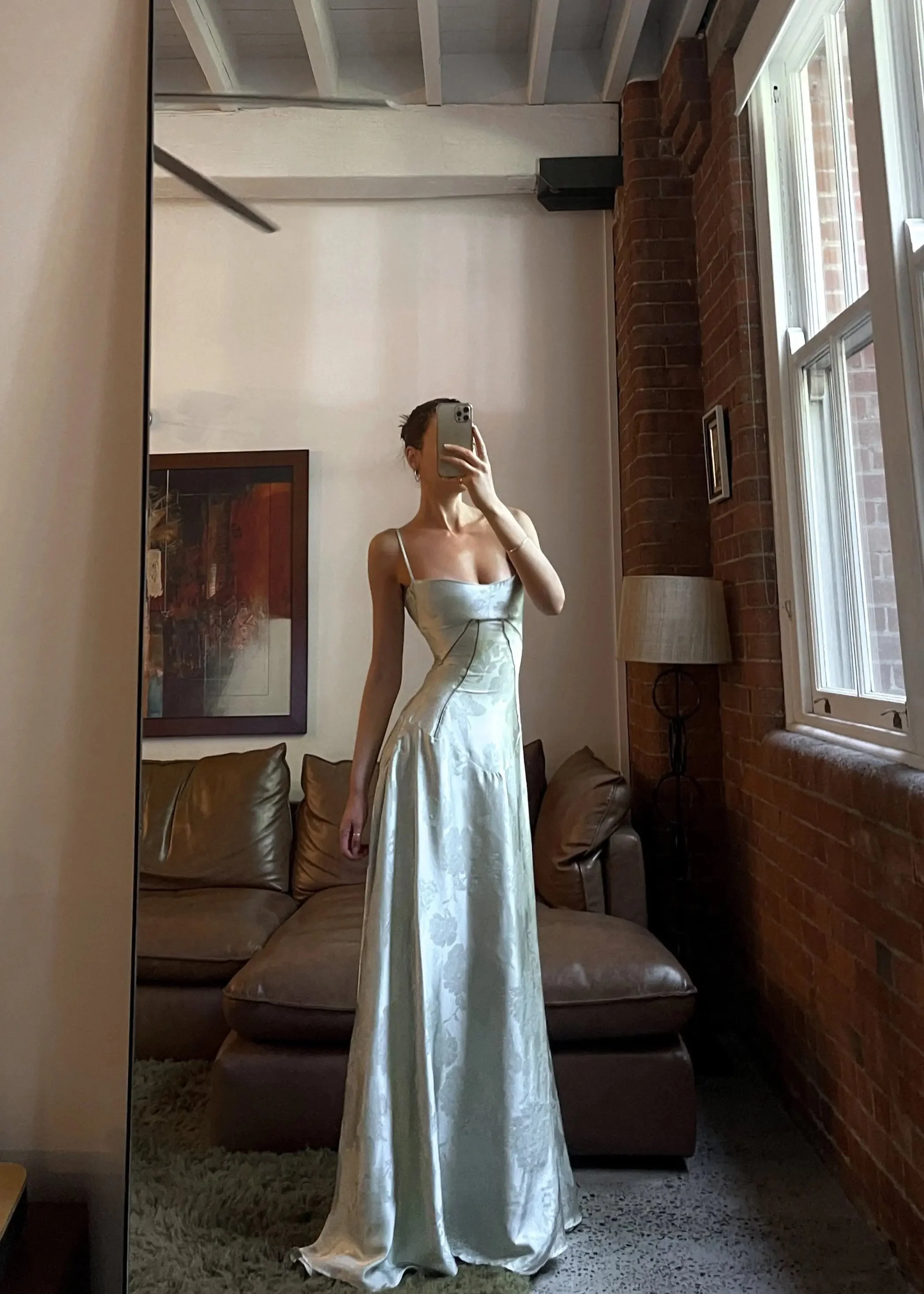 Maddy | Elegantes Damen Maxikleid mit Spaghettiträgern & Blumenmuster - Image 8
