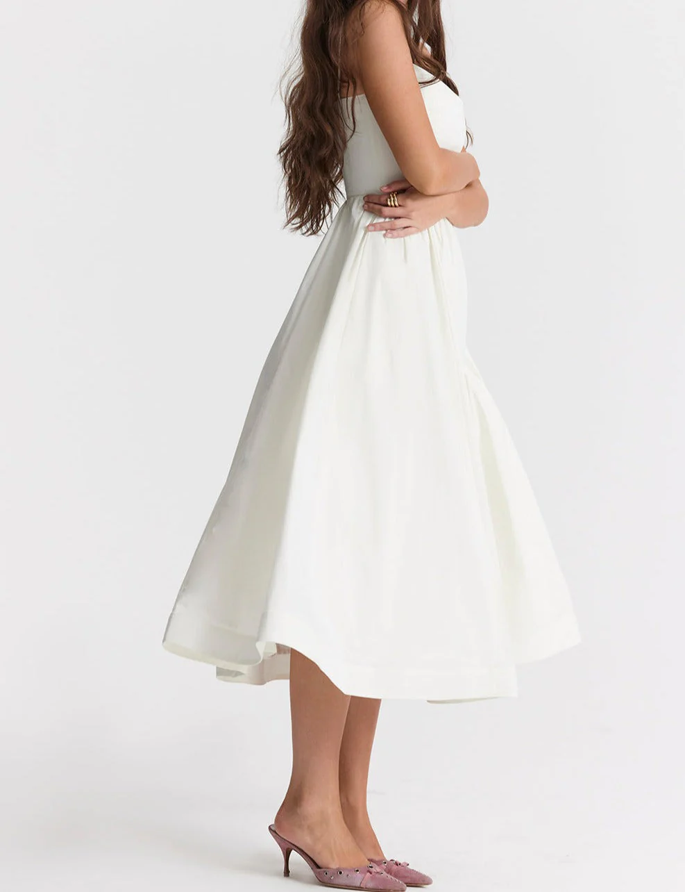 Maike™ Elegante Strapless Midi Kleid - Image 21