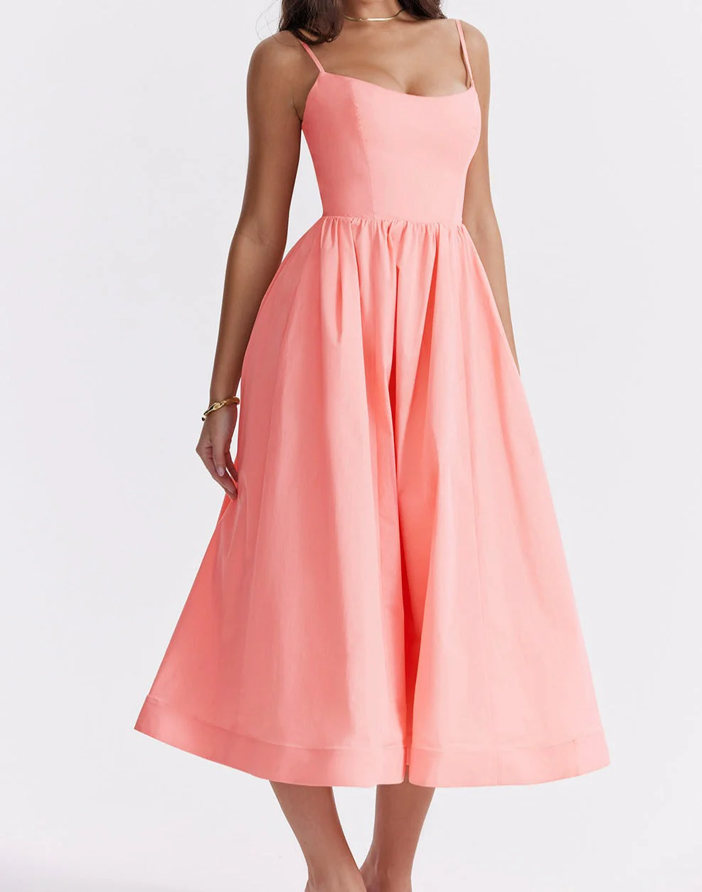 Maike™ Elegante Strapless Midi Kleid - Image 3