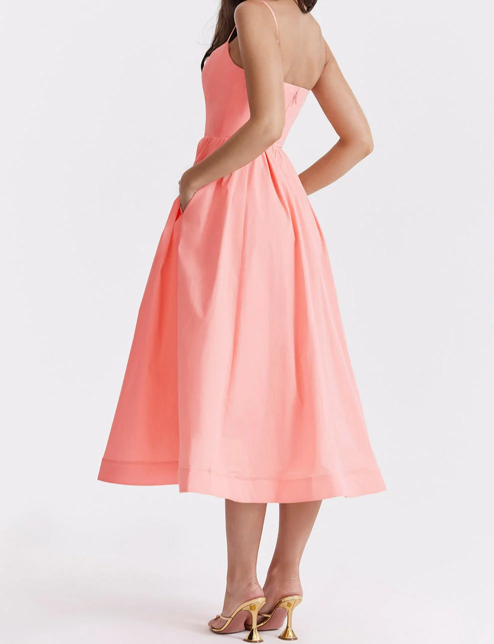 Maike™ Elegante Strapless Midi Kleid - Image 4