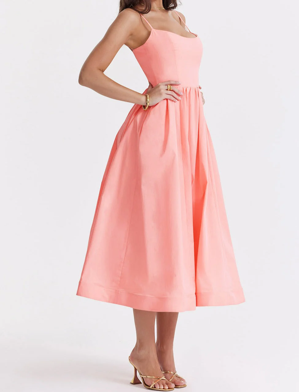 Maike™ Elegante Strapless Midi Kleid - Image 5