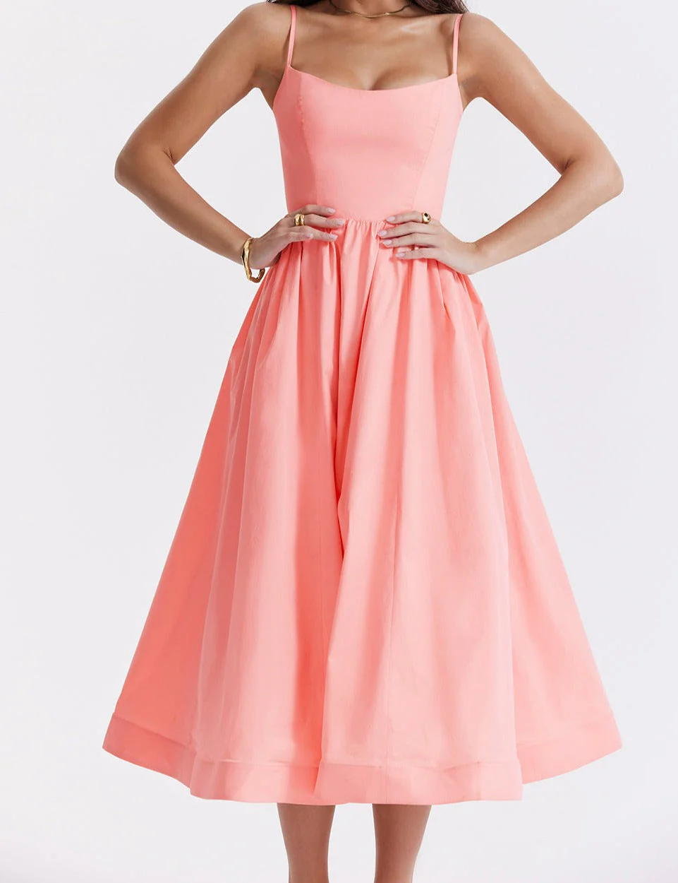 Maike™ Elegante Strapless Midi Kleid - Image 6