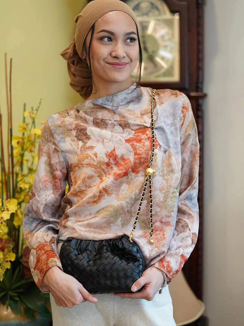 Mave | Luxuriöse Damenhandtasche mit Goldkette - Image 13