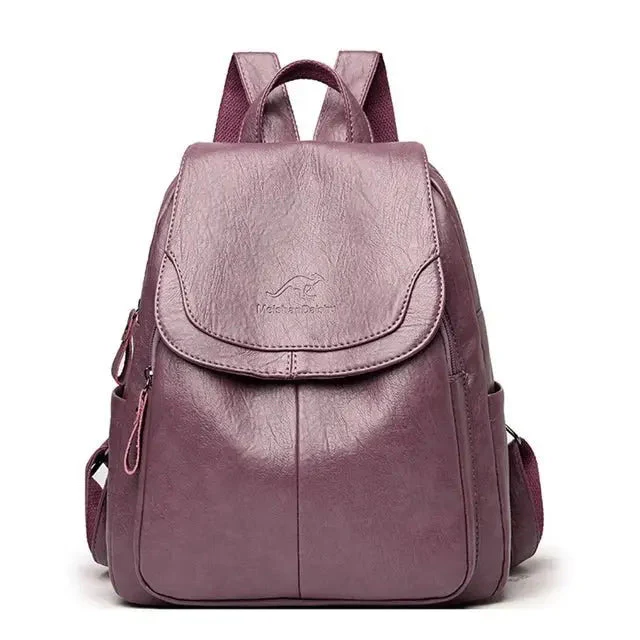 Maya| Anti-Diebstahl Rucksack aus Leder - Image 10