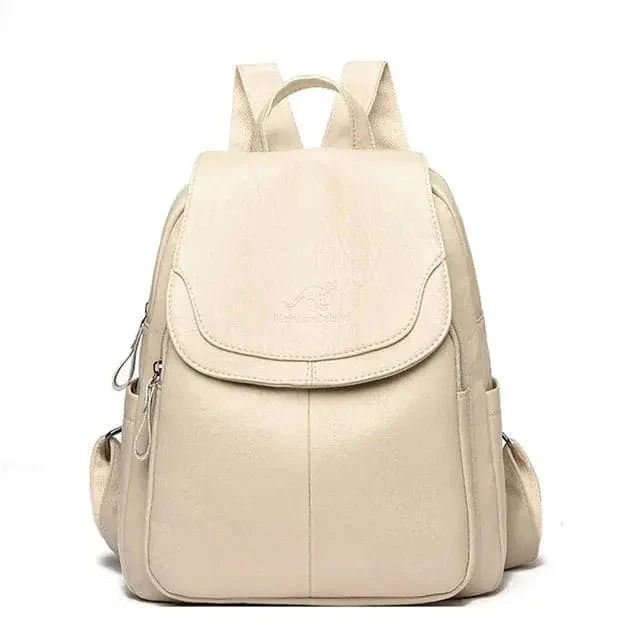 Maya| Anti-Diebstahl Rucksack aus Leder - Image 7