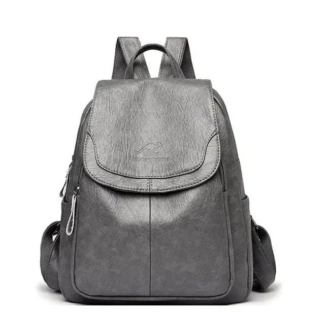 Maya| Anti-Diebstahl Rucksack aus Leder - Image 9