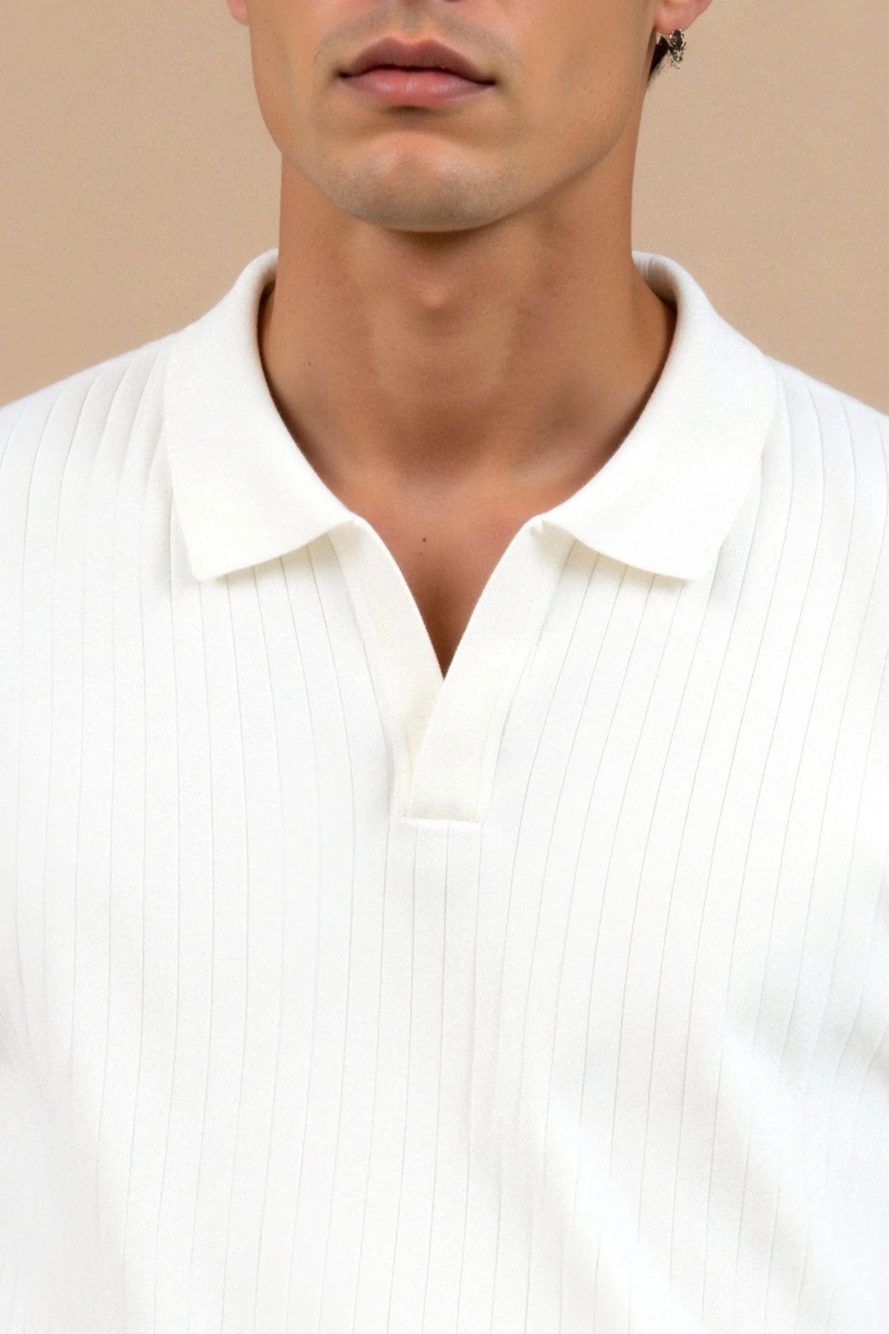 Minimalistisch Gestricktes Poloshirt | Eleganz & Komfort in Perfektion - Image 5