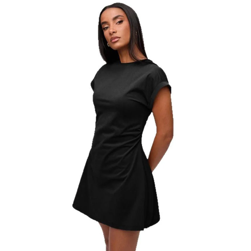 Minimalistisches T-Shirt Kleid für Damen – Lässig, Modern & Kombinierbar - Image 5