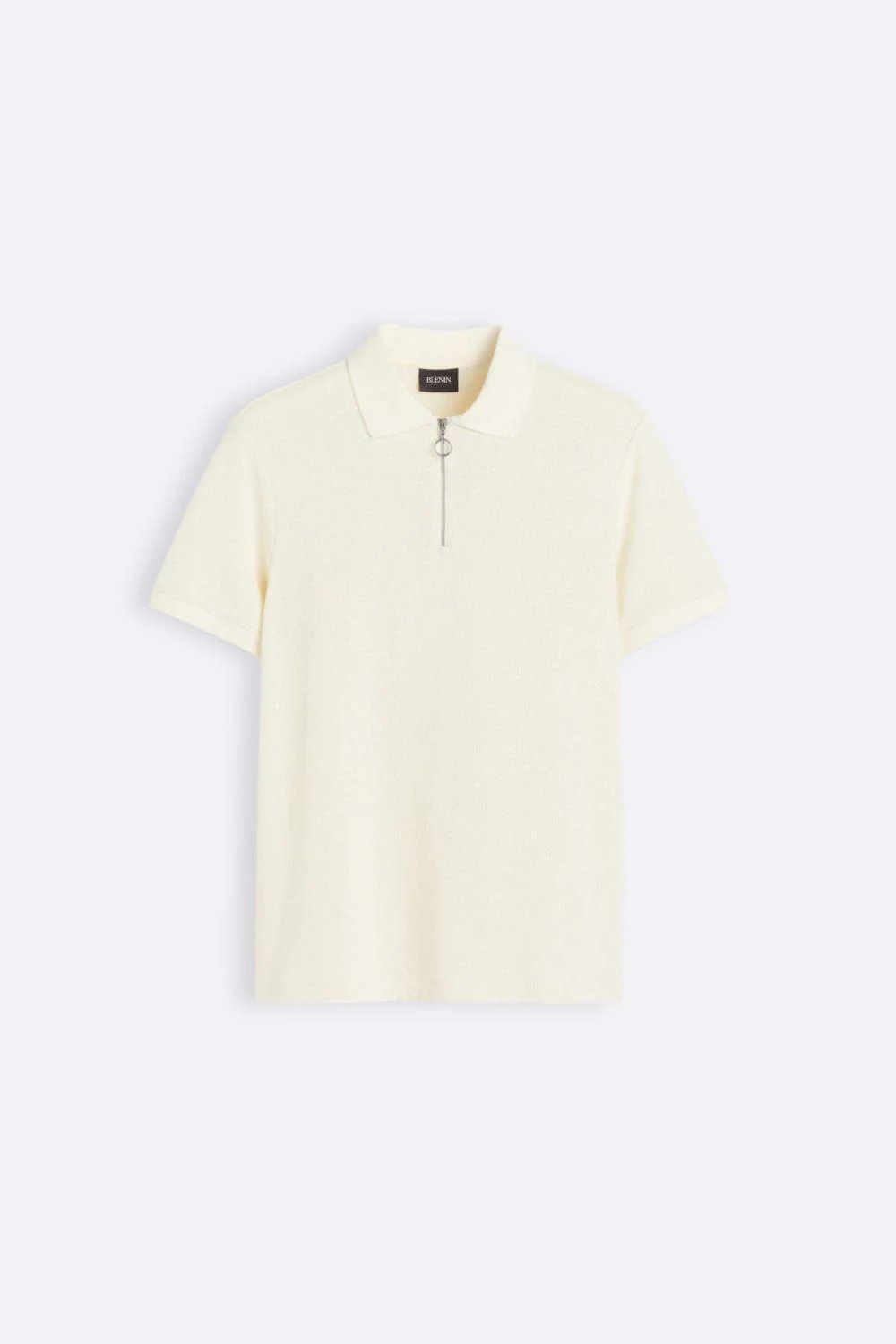 Moderne gestrickte Polo mit Reißverschluss - Image 5