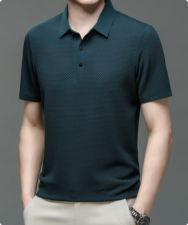 Morten | Herren Poloshirt aus Mesh - Image 10