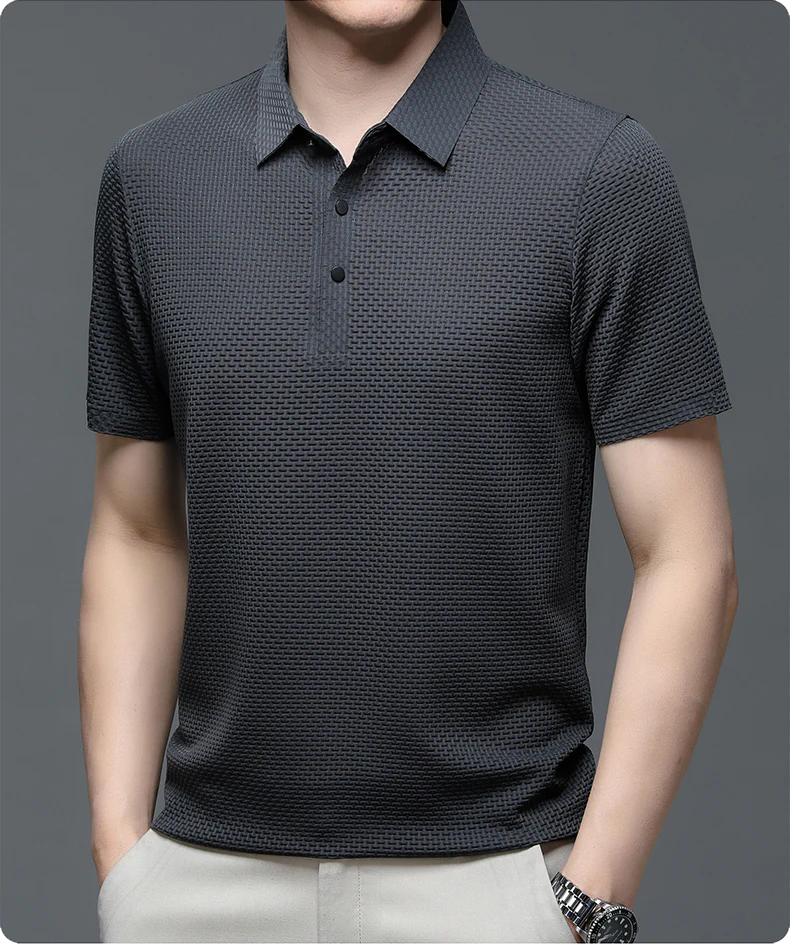 Morten | Herren Poloshirt aus Mesh - Image 12