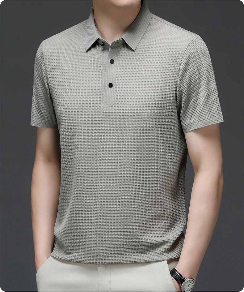 Morten | Herren Poloshirt aus Mesh - Image 13