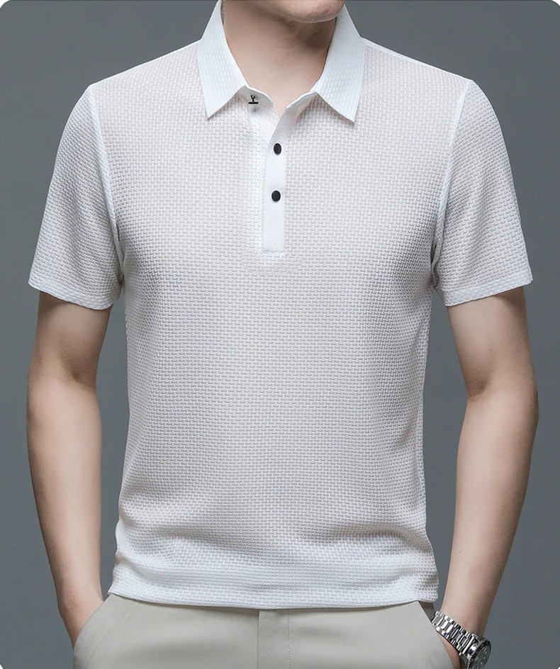 Morten | Herren Poloshirt aus Mesh - Image 14