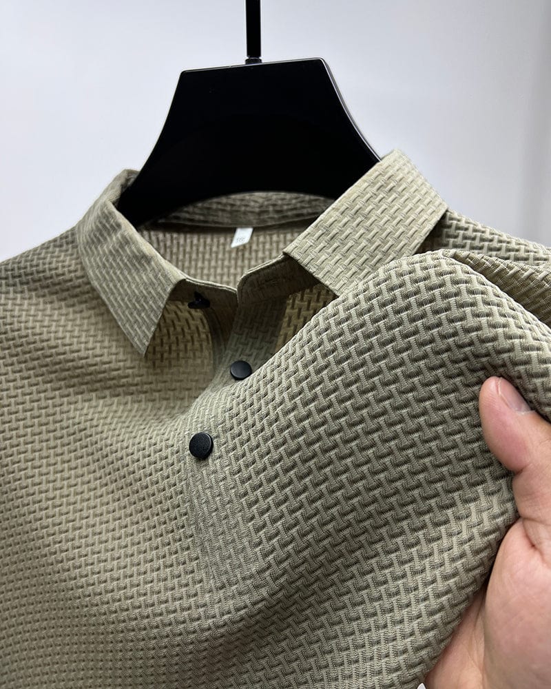 Morten | Herren Poloshirt aus Mesh - Image 3
