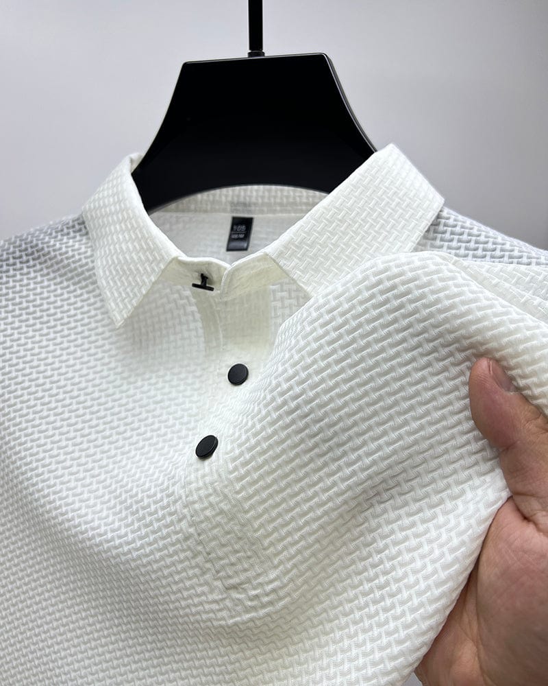 Morten | Herren Poloshirt aus Mesh - Image 4