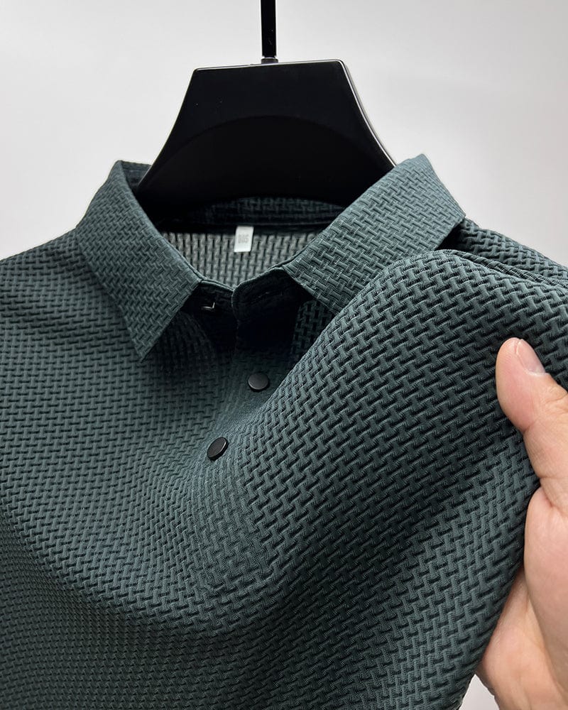 Morten | Herren Poloshirt aus Mesh - Image 5
