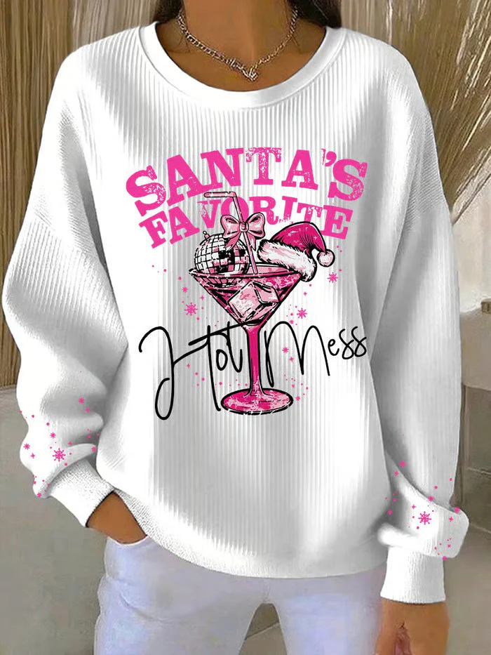 Noa - Weihnachts-Pullover mit festlichem Druck - Image 3