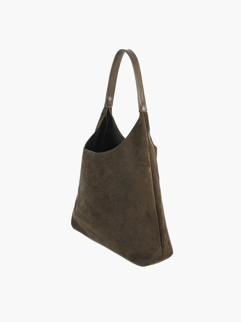 Olga | Minimalistische Schultertasche aus Wildleder - Image 2