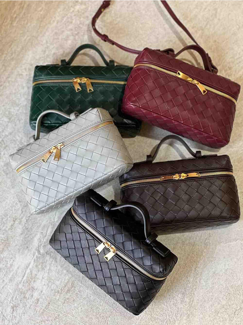 Olivia | Kompakte Schultertasche aus geflochtenem Kunstleder - Image 5