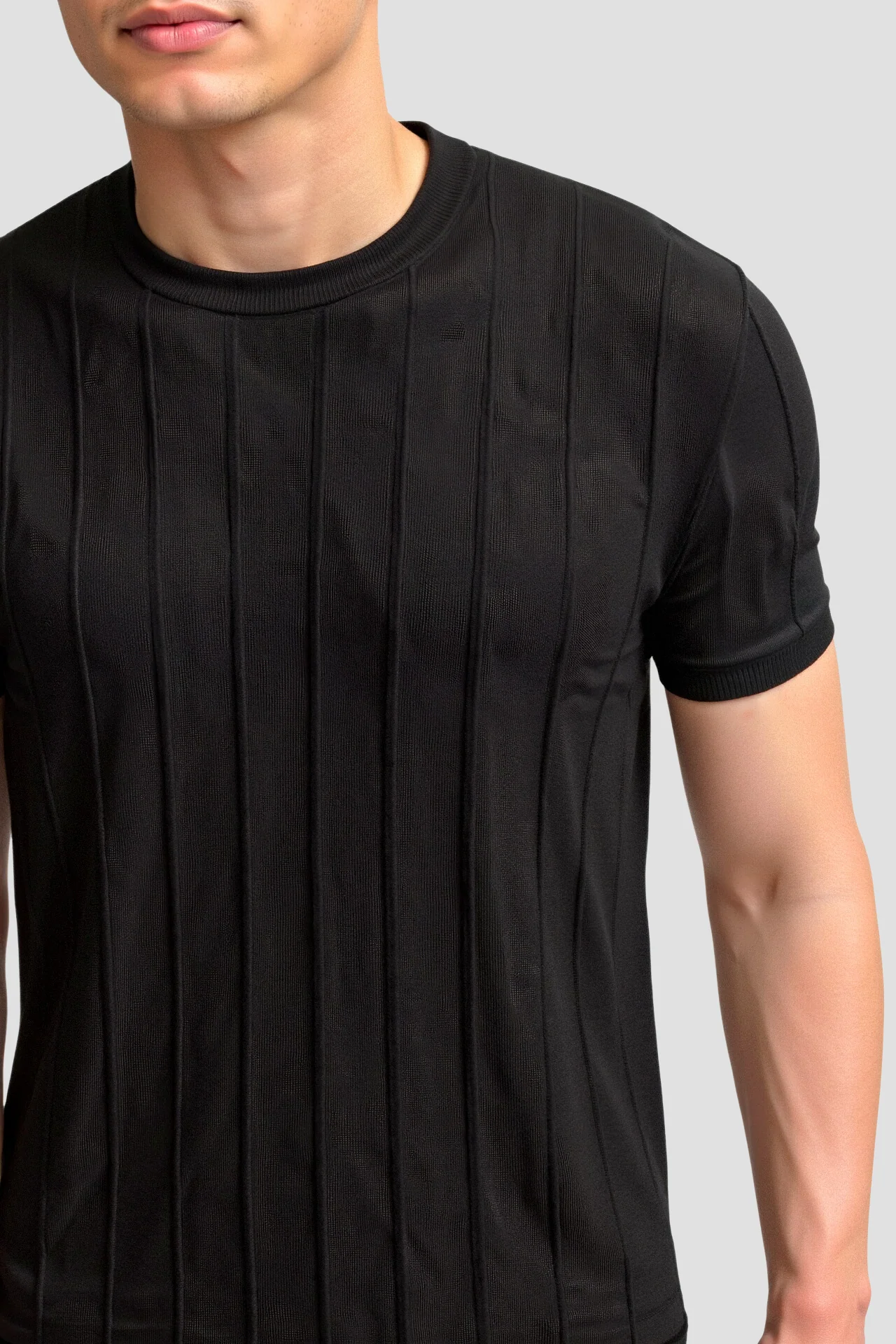 Oude Geld Classic Heavy O-Hals Gestreiftes T-Shirt - Image 11
