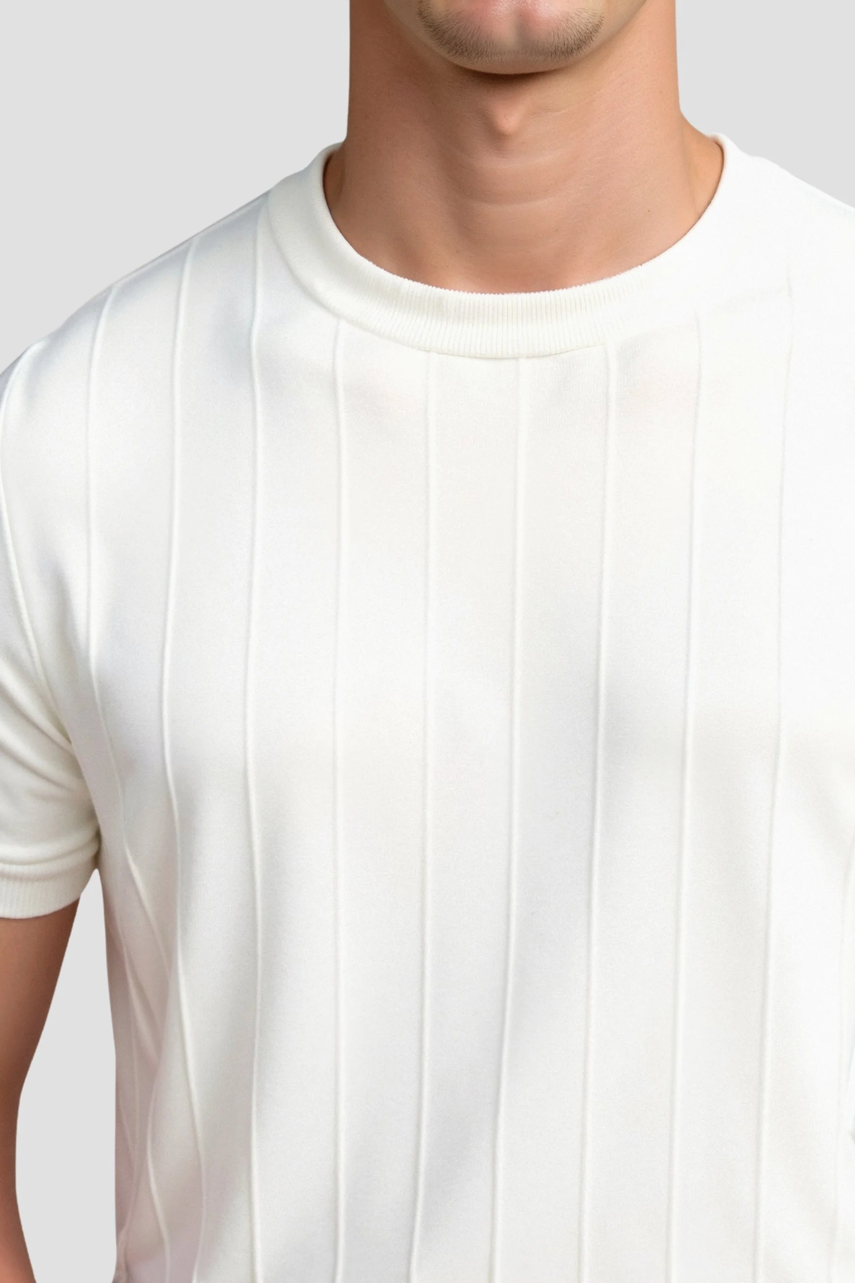 Oude Geld Classic Heavy O-Hals Gestreiftes T-Shirt - Image 8