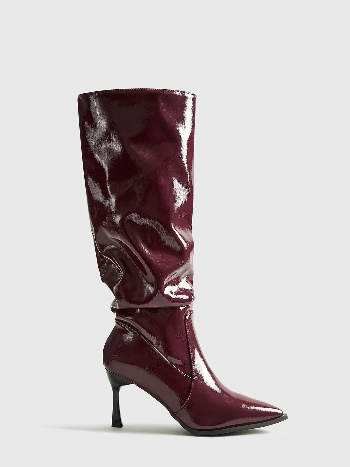 Pauline | Hohe Absatz Knie Stiefel - Image 6