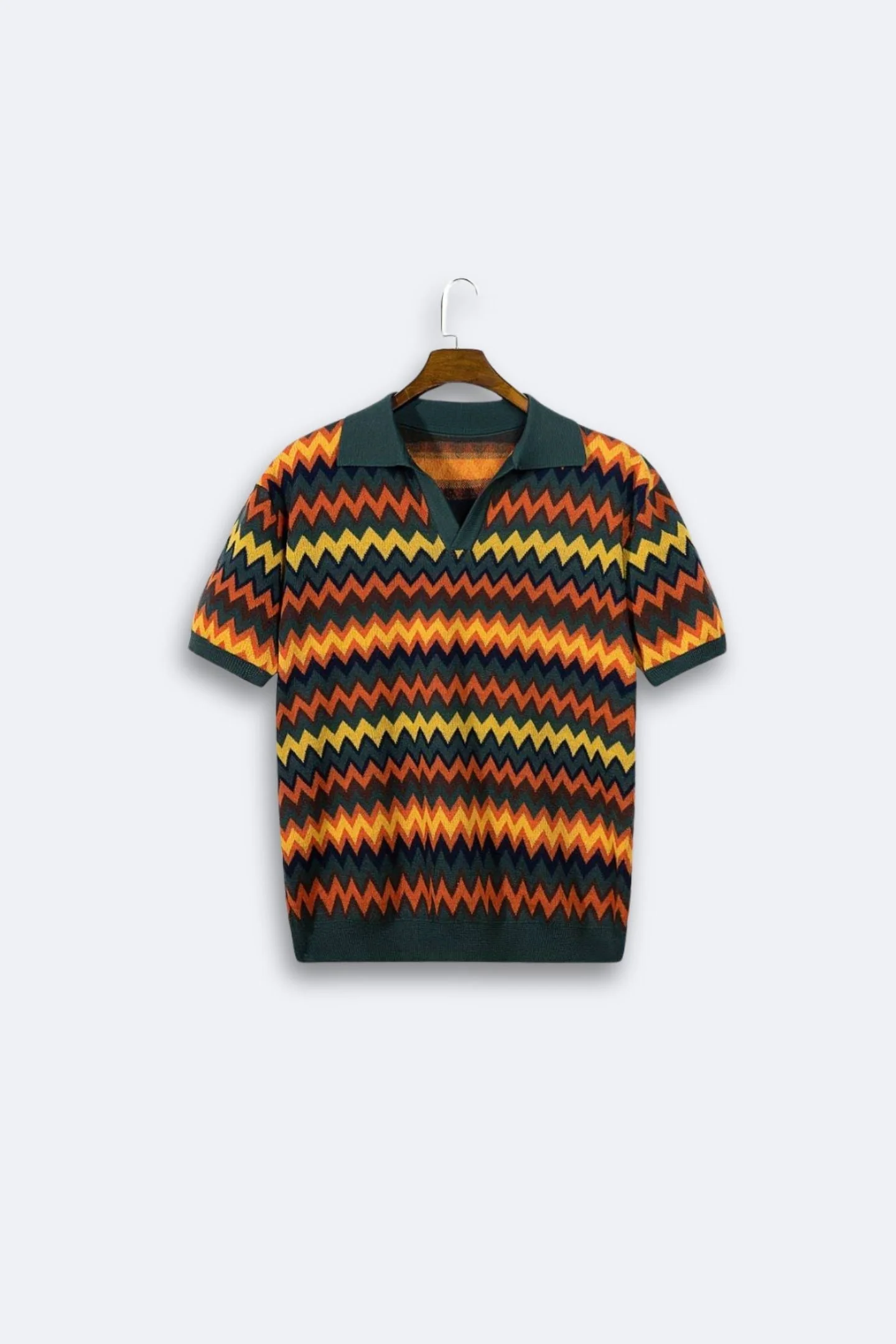 Retro-Pullover mit Zickzackmuster - Image 13