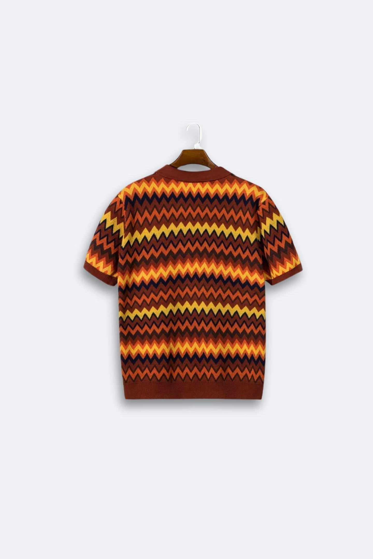 Retro-Pullover mit Zickzackmuster - Image 2