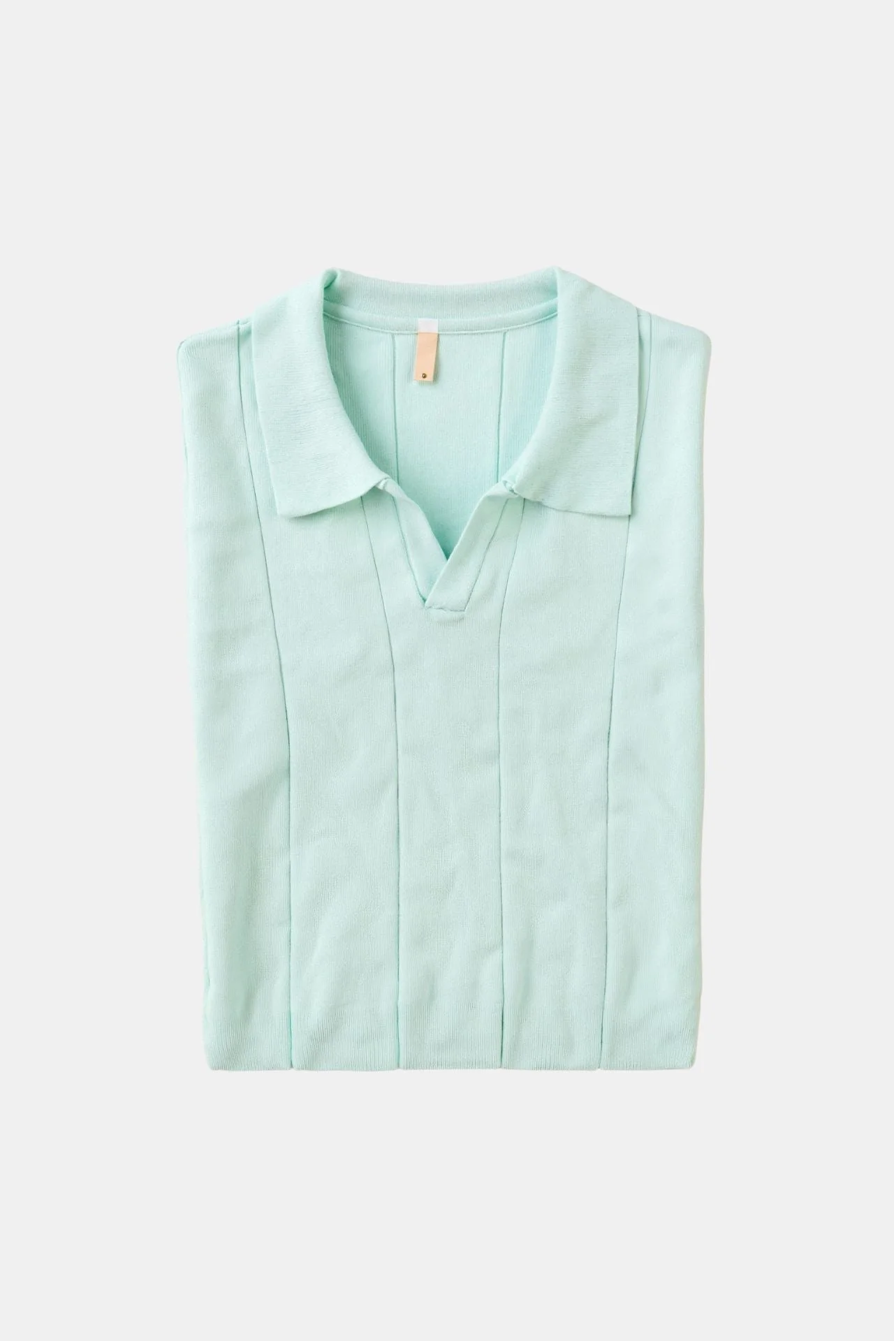 Retro-Strick-Polo in Mintgrün - Image 6