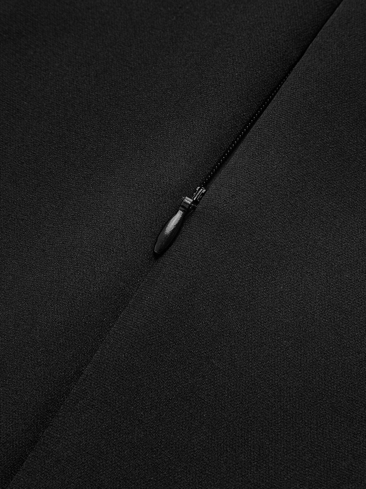 Robin | Elegantes ärmelloses Midikleid mit Plissee-Design - Image 11