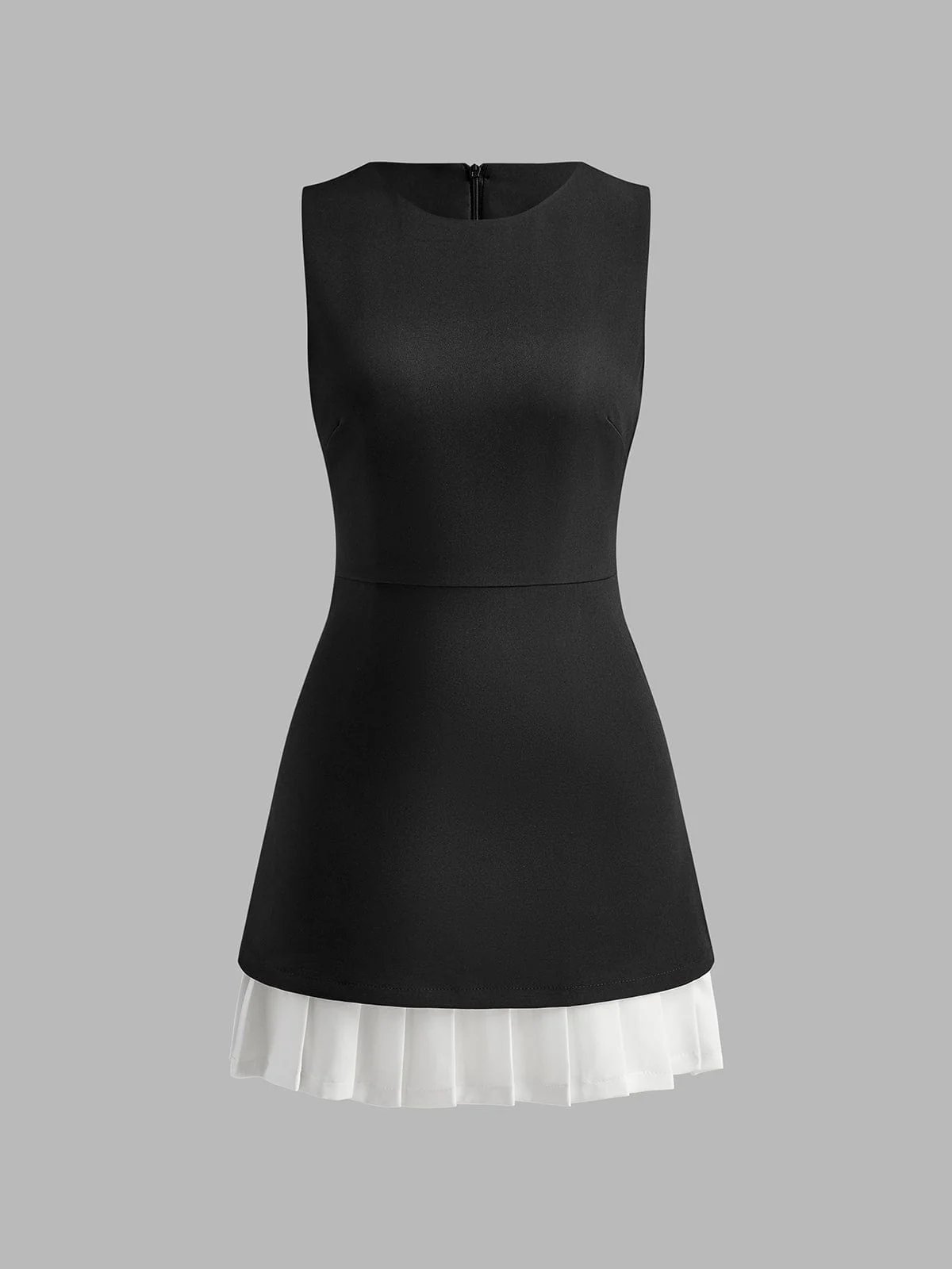 Robin | Elegantes ärmelloses Midikleid mit Plissee-Design - Image 2