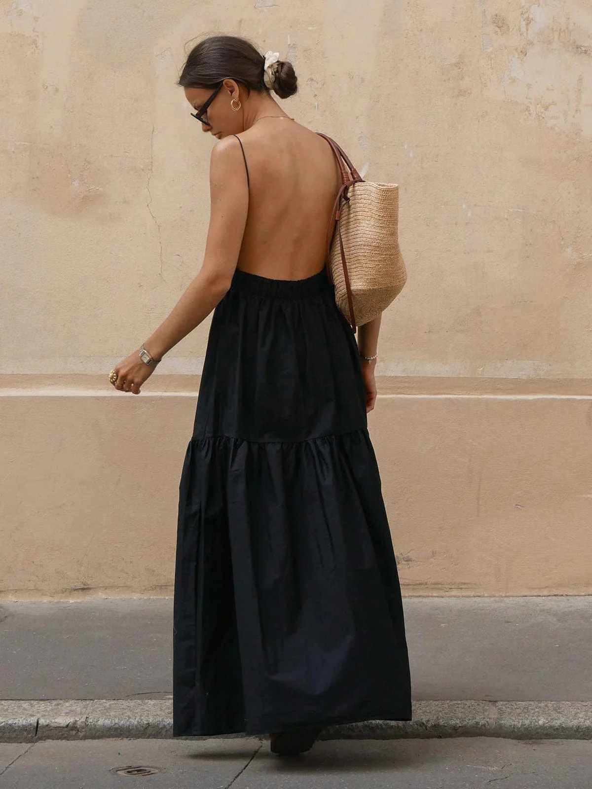 Rosa | Luftiges Maxikleid mit Spaghetti-Trägern – Sommerliche Eleganz - Image 2