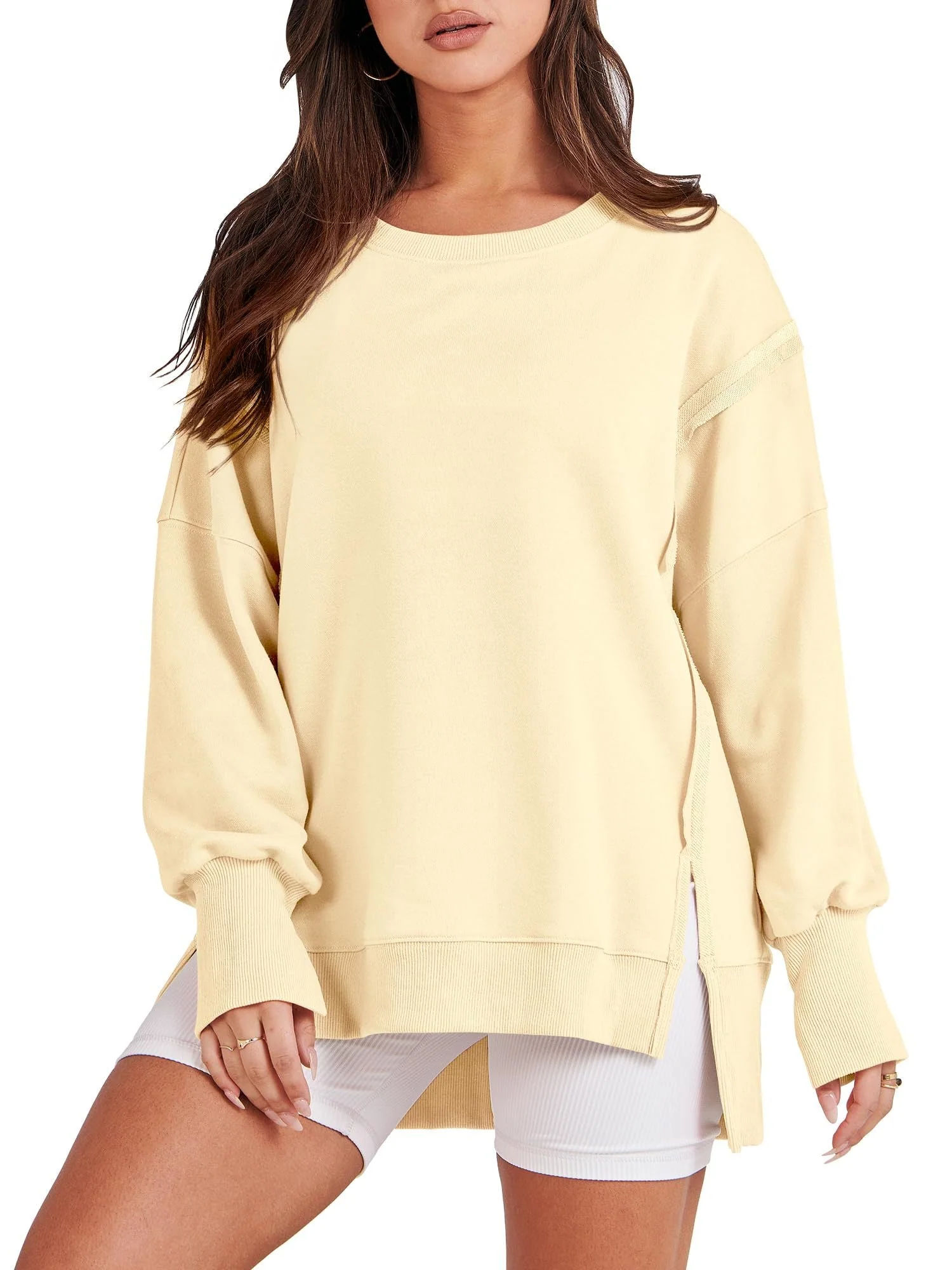 Rosie | Oversized Crew Neck Sweatshirt - Image 3