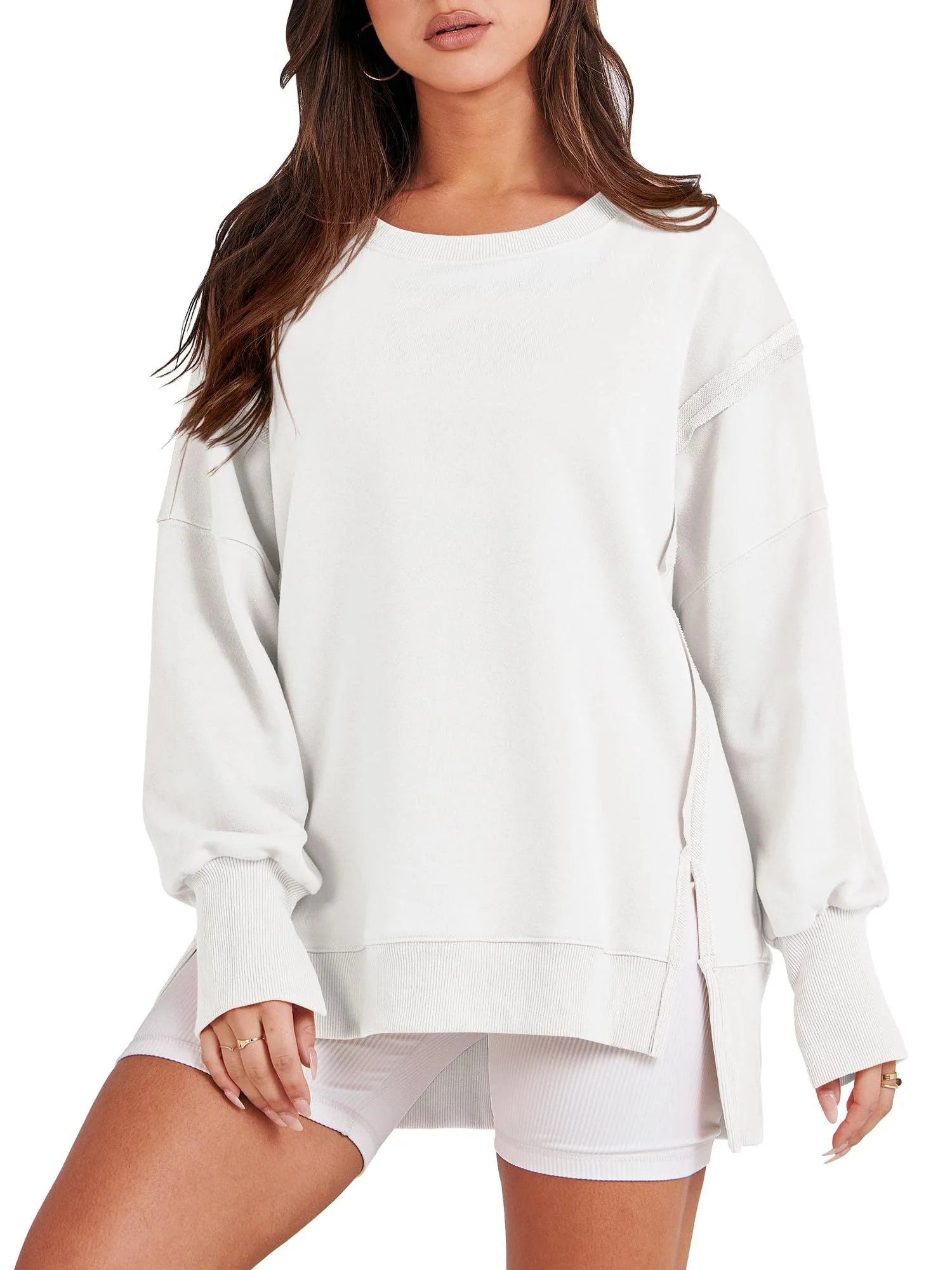 Rosie | Oversized Crew Neck Sweatshirt - Image 5