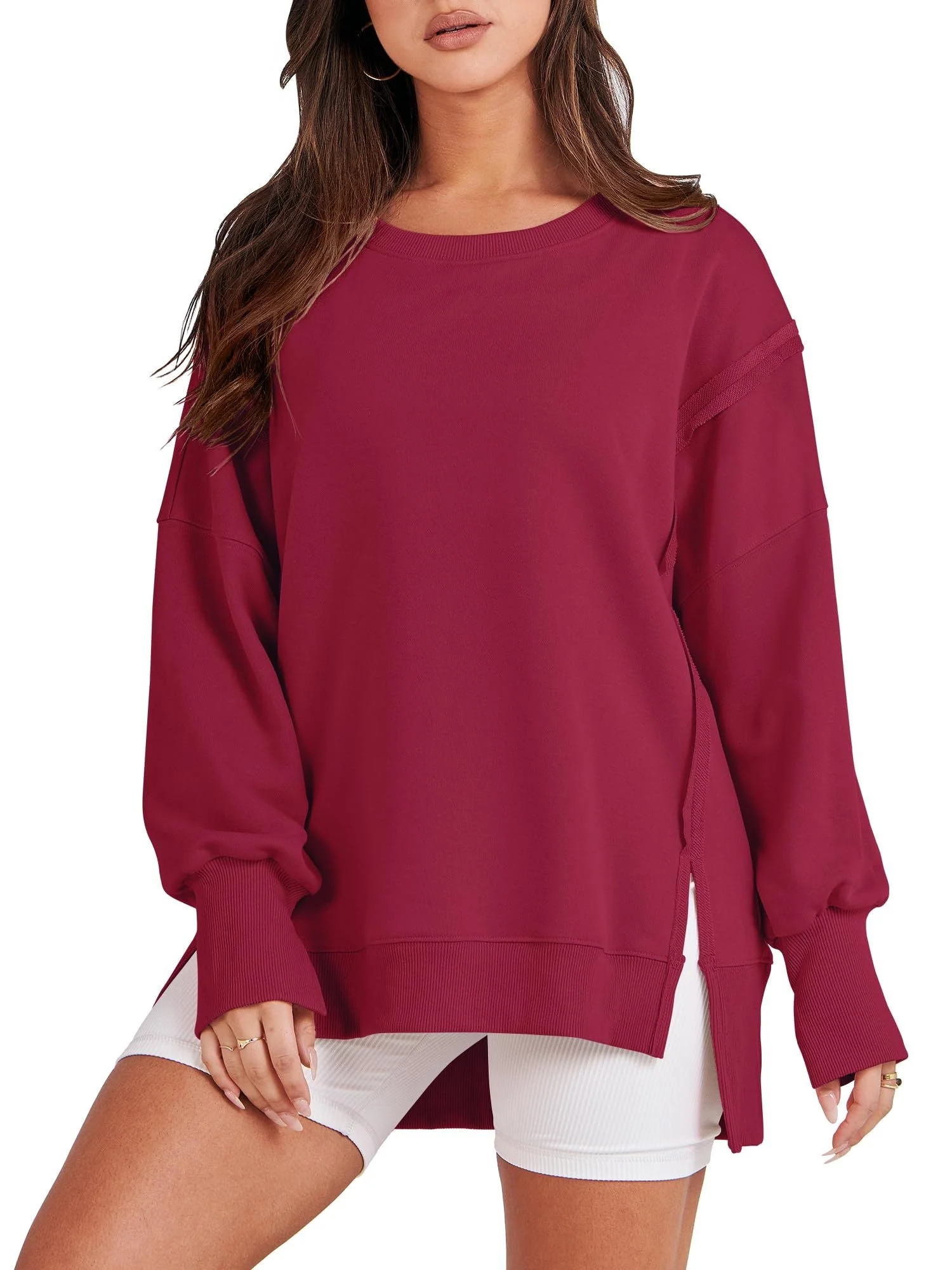 Rosie | Oversized Crew Neck Sweatshirt - Image 6