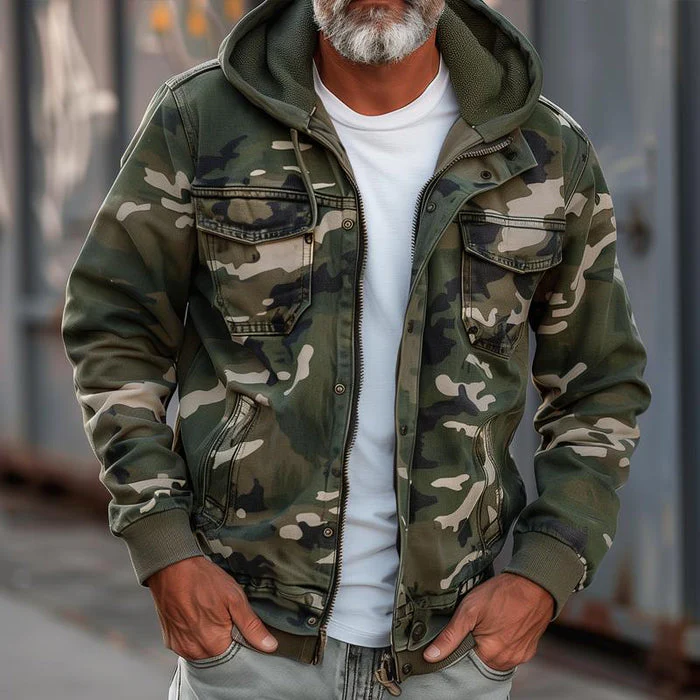 SAMI | JACKE MIT CAMOUFLAGE-DRUCK