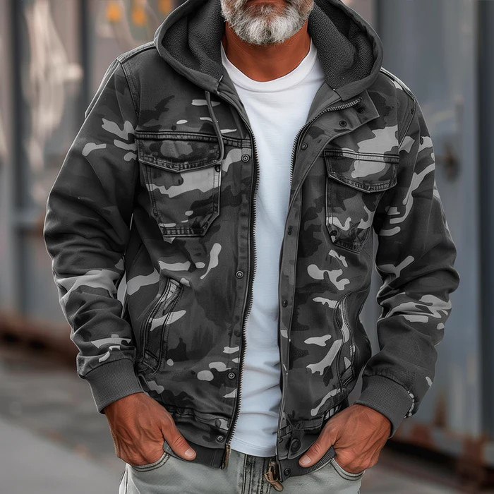SAMI | JACKE MIT CAMOUFLAGE-DRUCK - Image 3