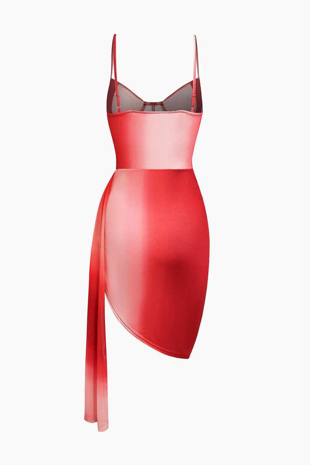 Scarlett | Verführerisches Korsettkleid mit Mesh & Drapé Asymmetrischem Rock - Image 2