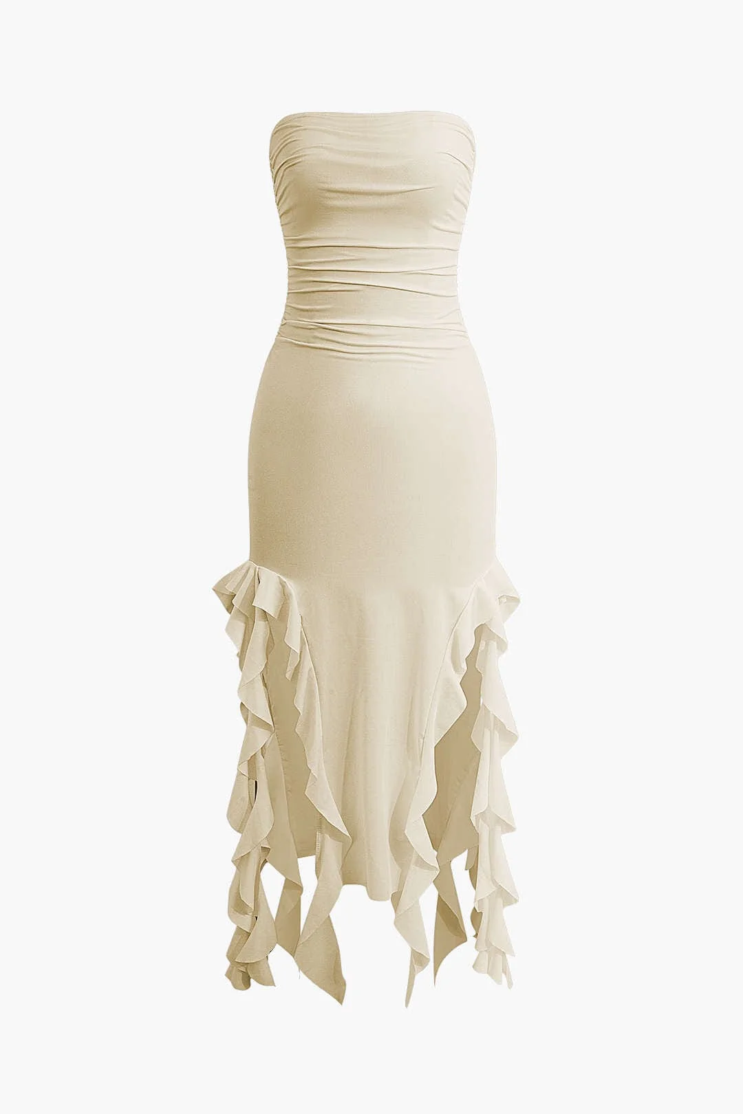 Sofia | Elegantes Bandeau-Maxikleid mit Volant-Details – Zeitlose Raffinesse - Image 19