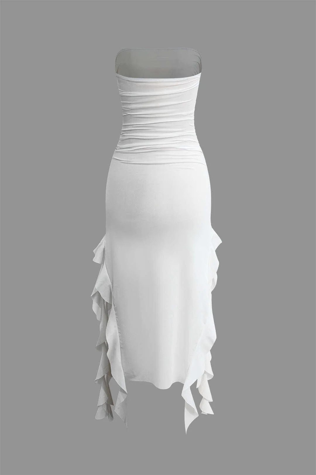Sofia | Elegantes Bandeau-Maxikleid mit Volant-Details – Zeitlose Raffinesse - Image 4