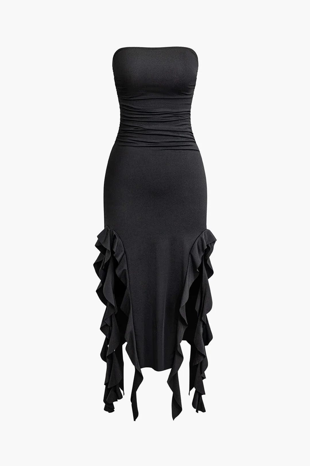 Sofia | Elegantes Bandeau-Maxikleid mit Volant-Details – Zeitlose Raffinesse - Image 8