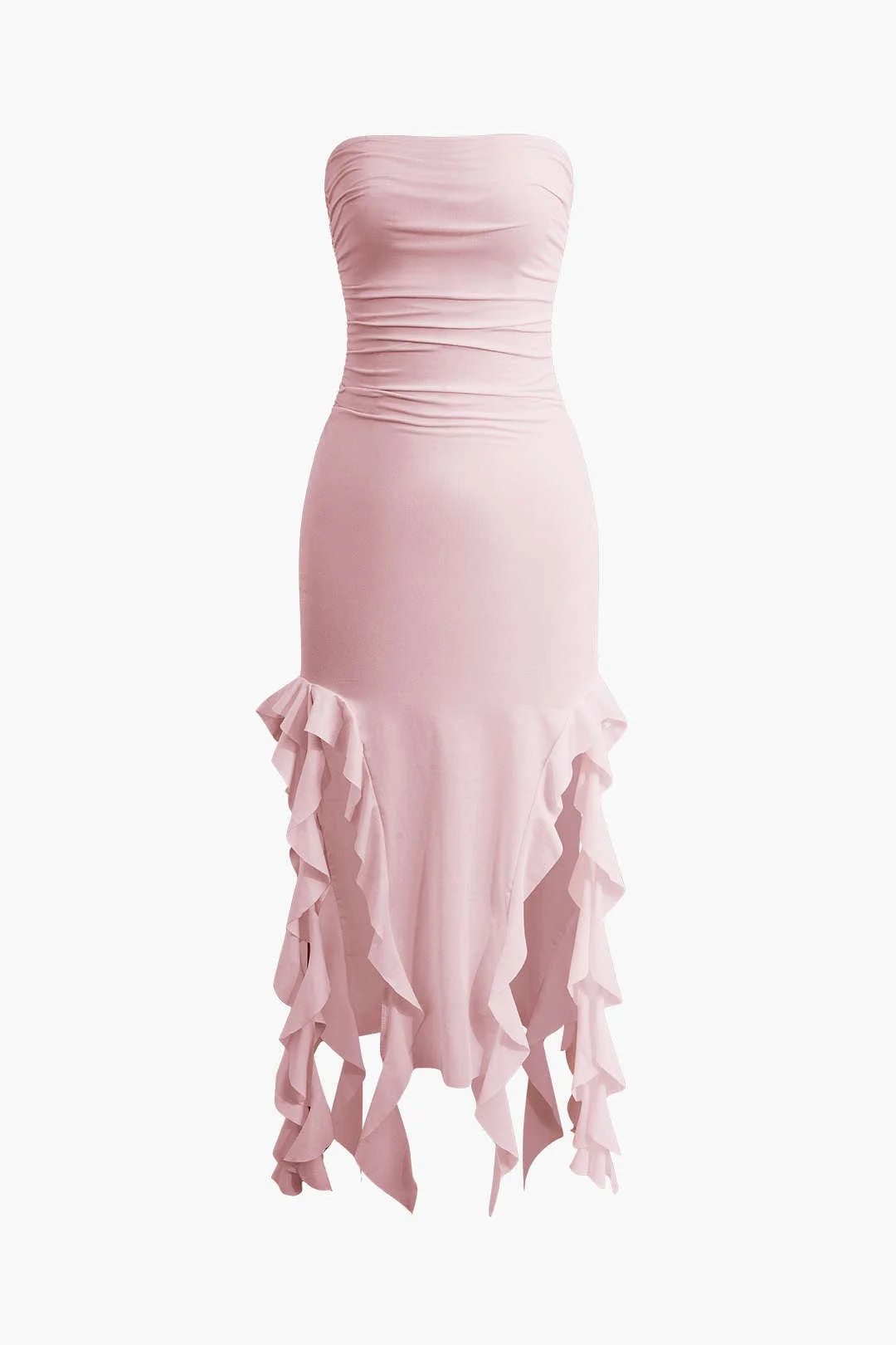 Sofia | Elegantes Bandeau-Maxikleid mit Volant-Details – Zeitlose Raffinesse - Image 11