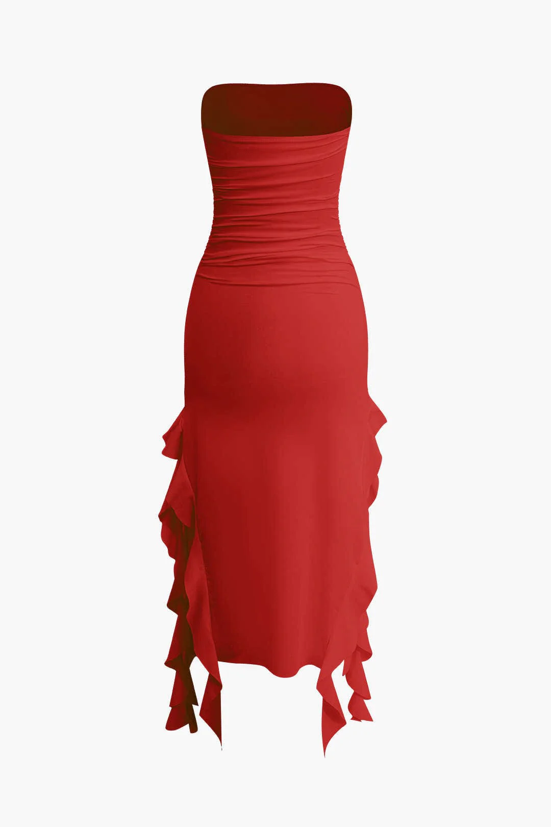Sofia | Elegantes Bandeau-Maxikleid mit Volant-Details – Zeitlose Raffinesse - Image 14