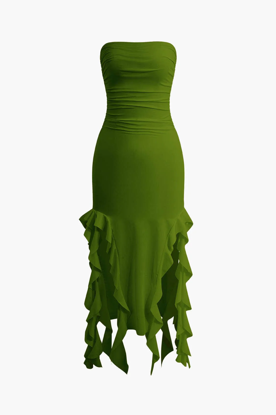 Sofia | Elegantes Bandeau-Maxikleid mit Volant-Details – Zeitlose Raffinesse - Image 15
