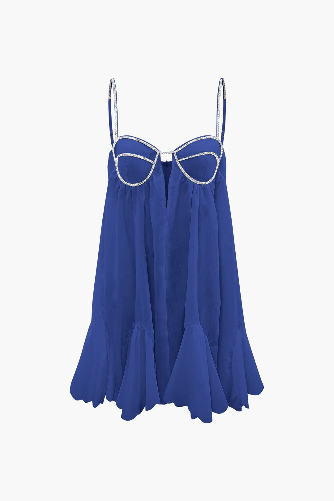 Sophia | Glamouröses Mini-Kleid mit Kristallbändern – Weiblich & stilvoll für besondere Anlässe - Image 9