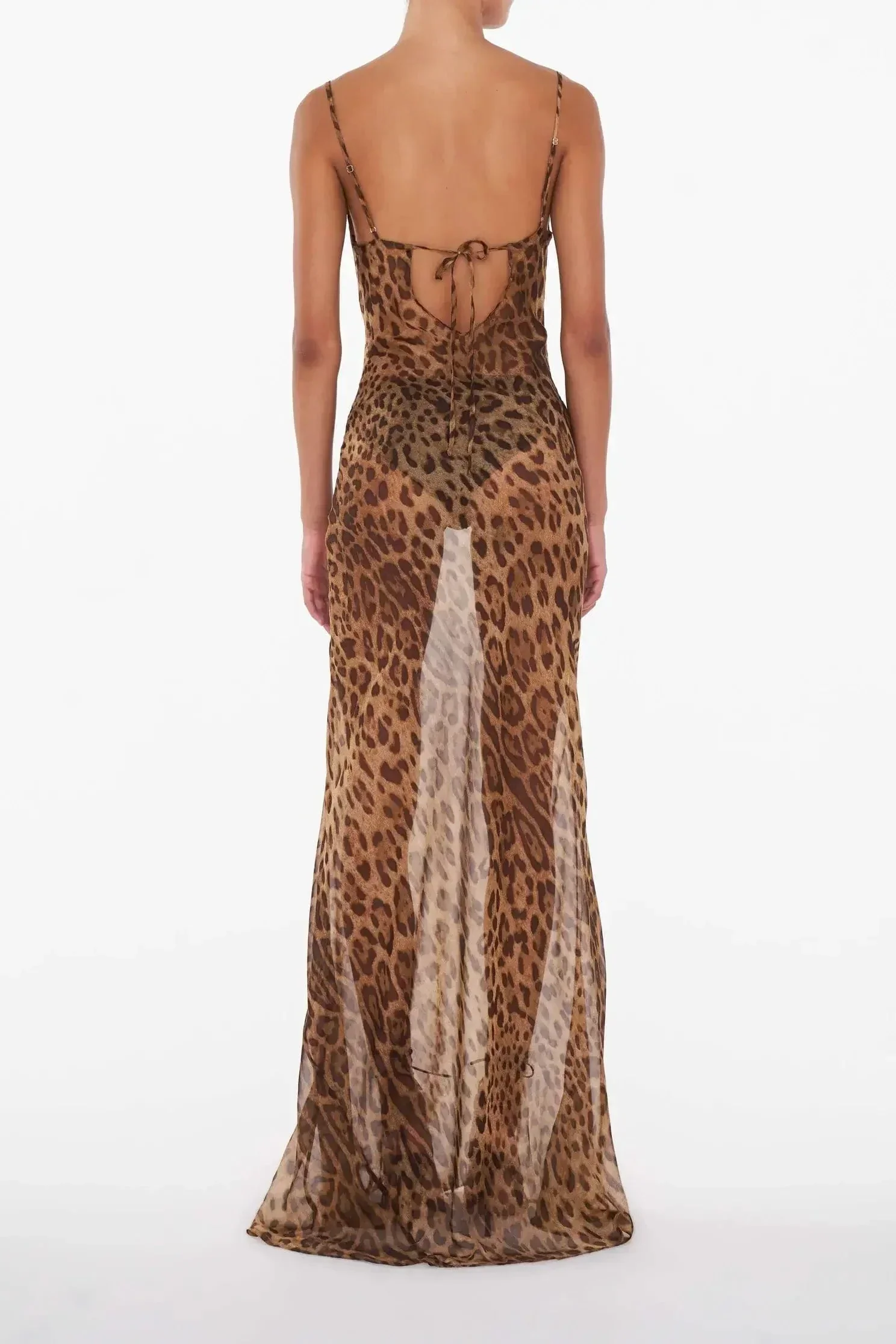 Theresia | Durchsichtiges Leopard-Maxikleid – Wild & Verführerisch - Image 4